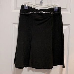 New black high waist skirt